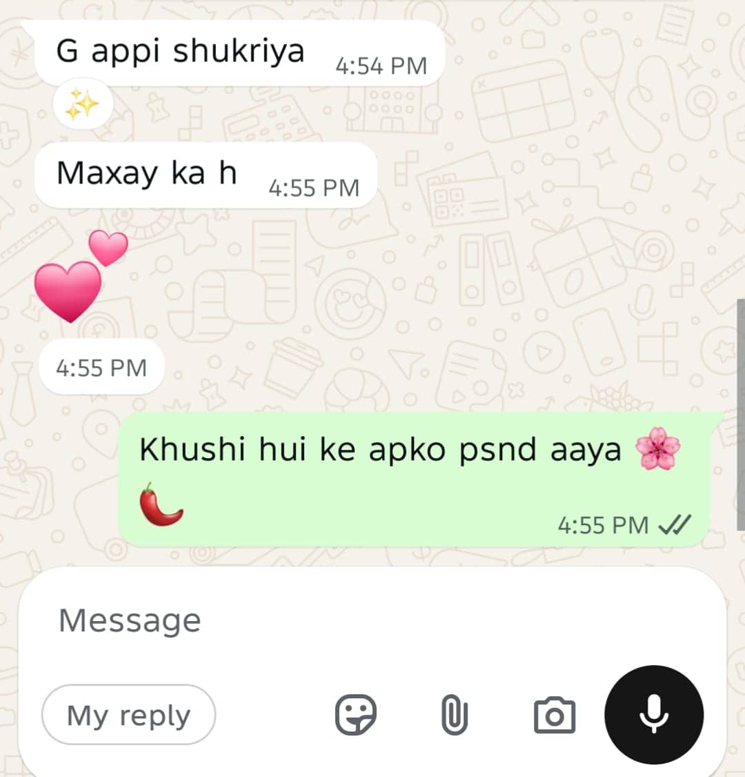 Customer WhatsApp review 9