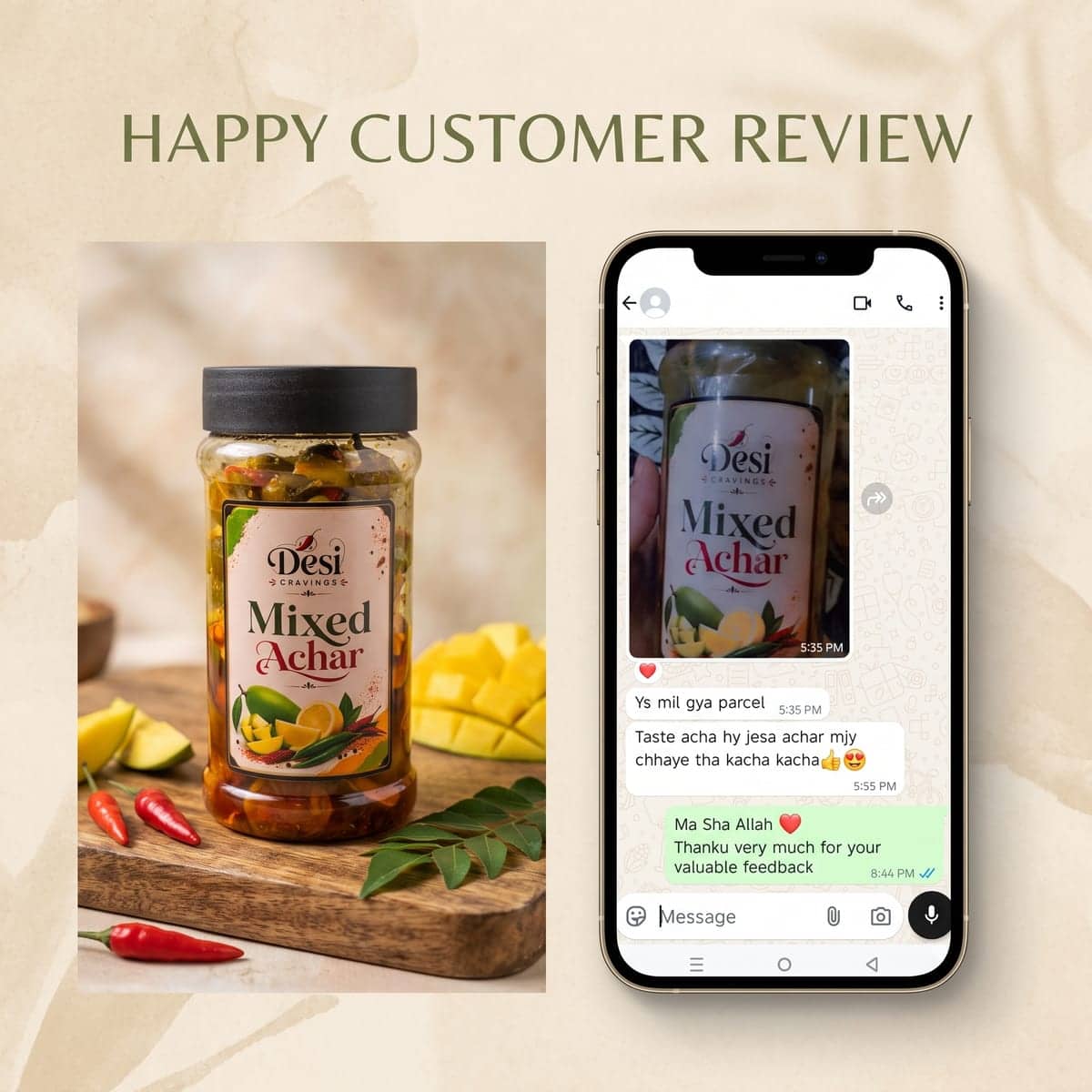 Customer WhatsApp review 11