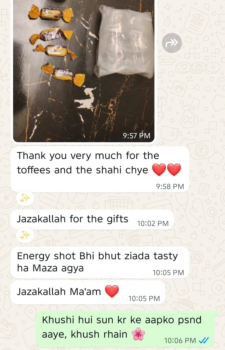 Customer WhatsApp review 13