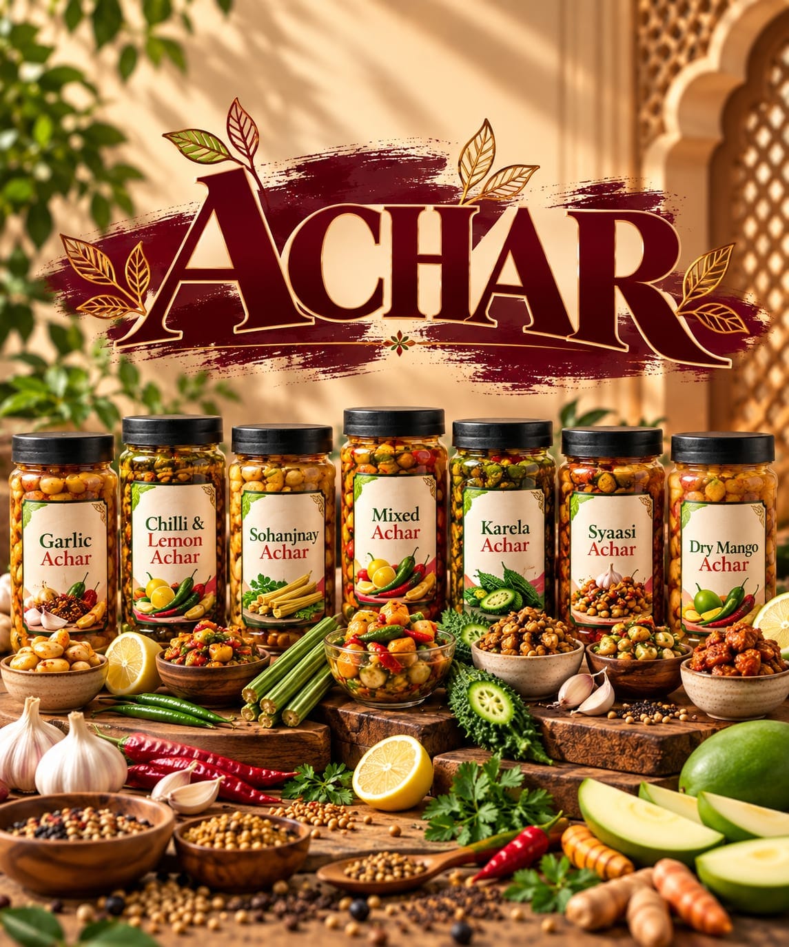 Desi Cravings homemade achar collection